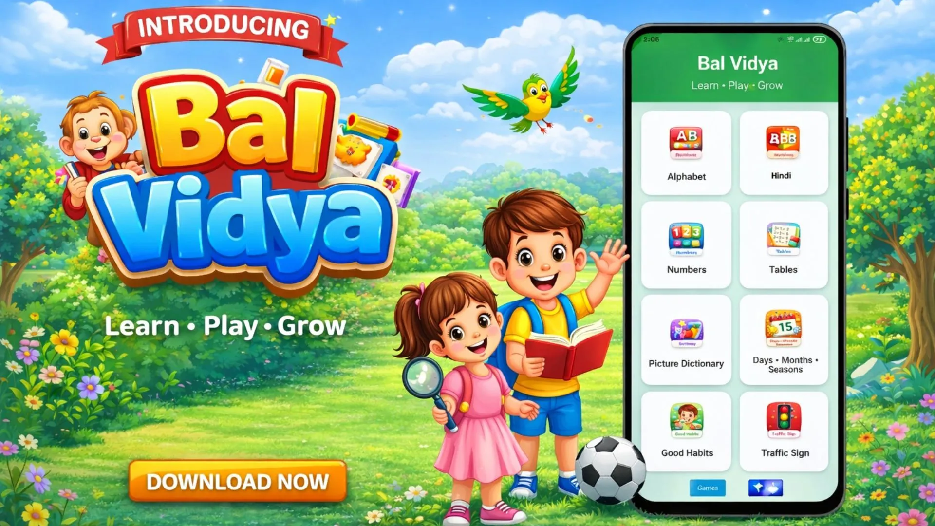 BalVidya: Early Childhood Learning & Offline EdTech App Production Interface