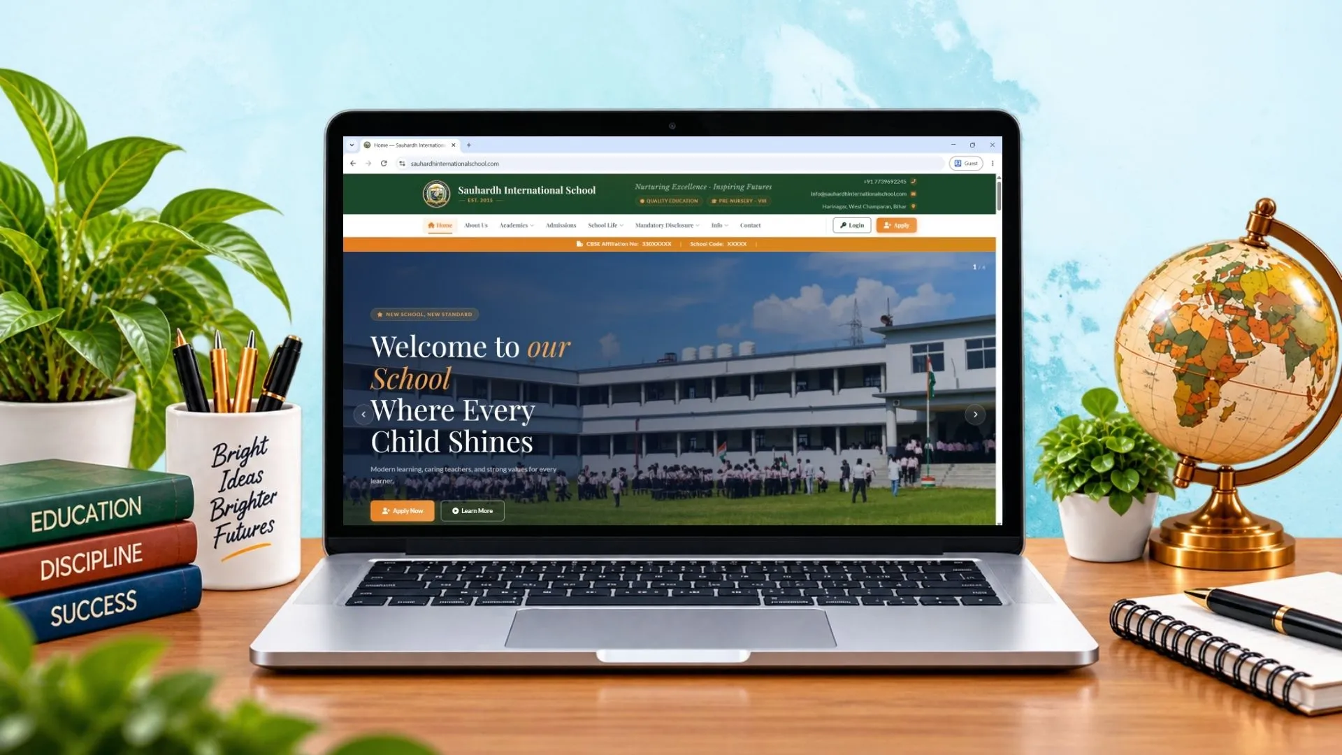Sauhardh International School Production Interface